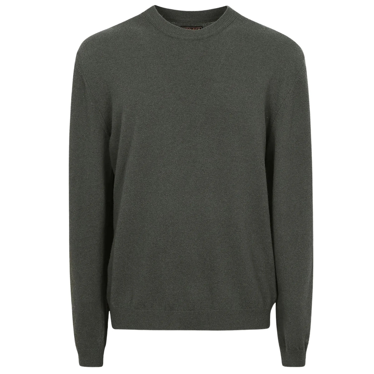 Woolrich Lambswool Sweater Donker Groen