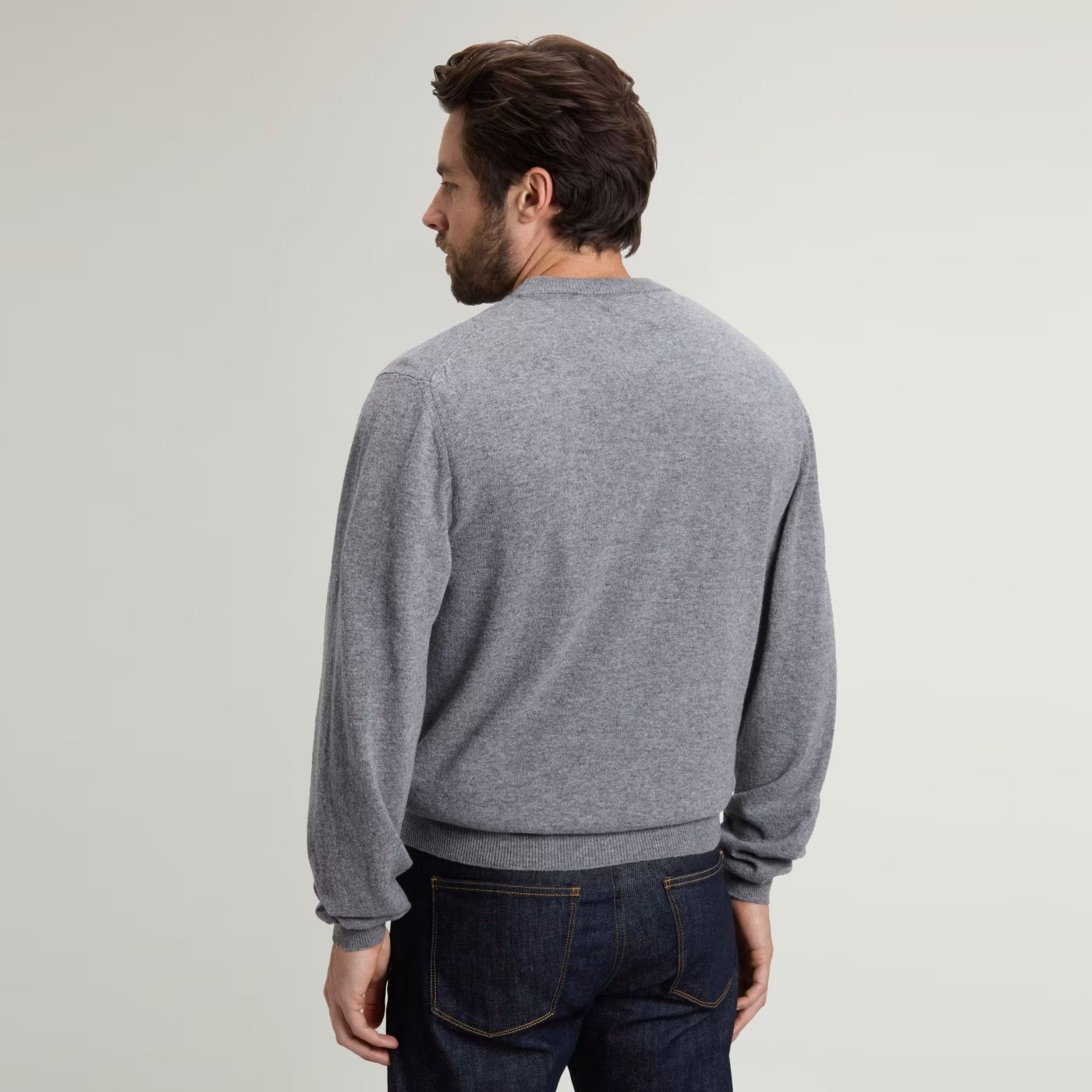 Woolrich Lambswool Sweater Grijs