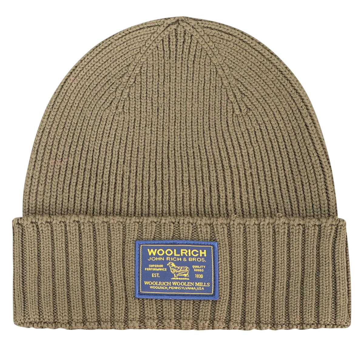 Woolrich Legacy Patch Muts Groen