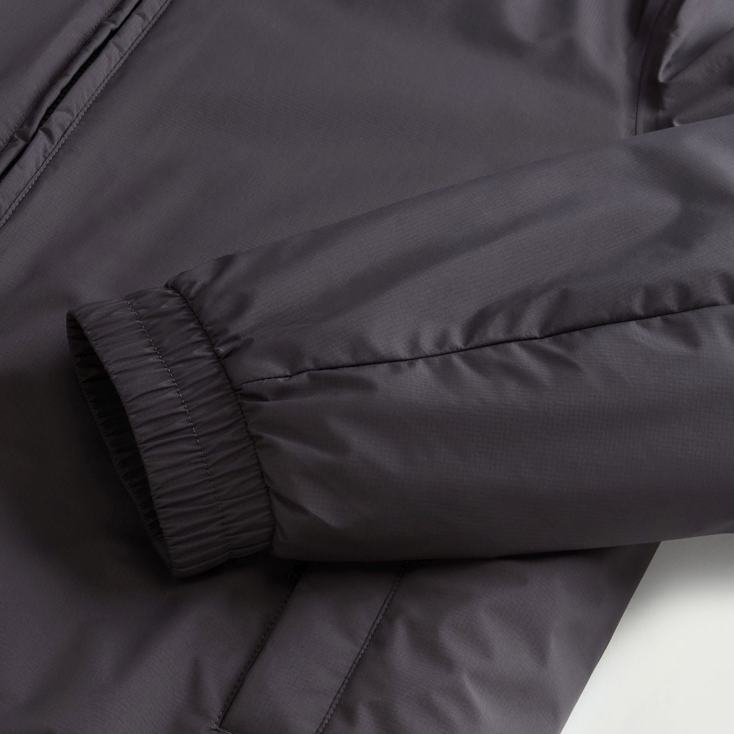 Woolrich Micro Ripstop Hooded Jas Antraciet