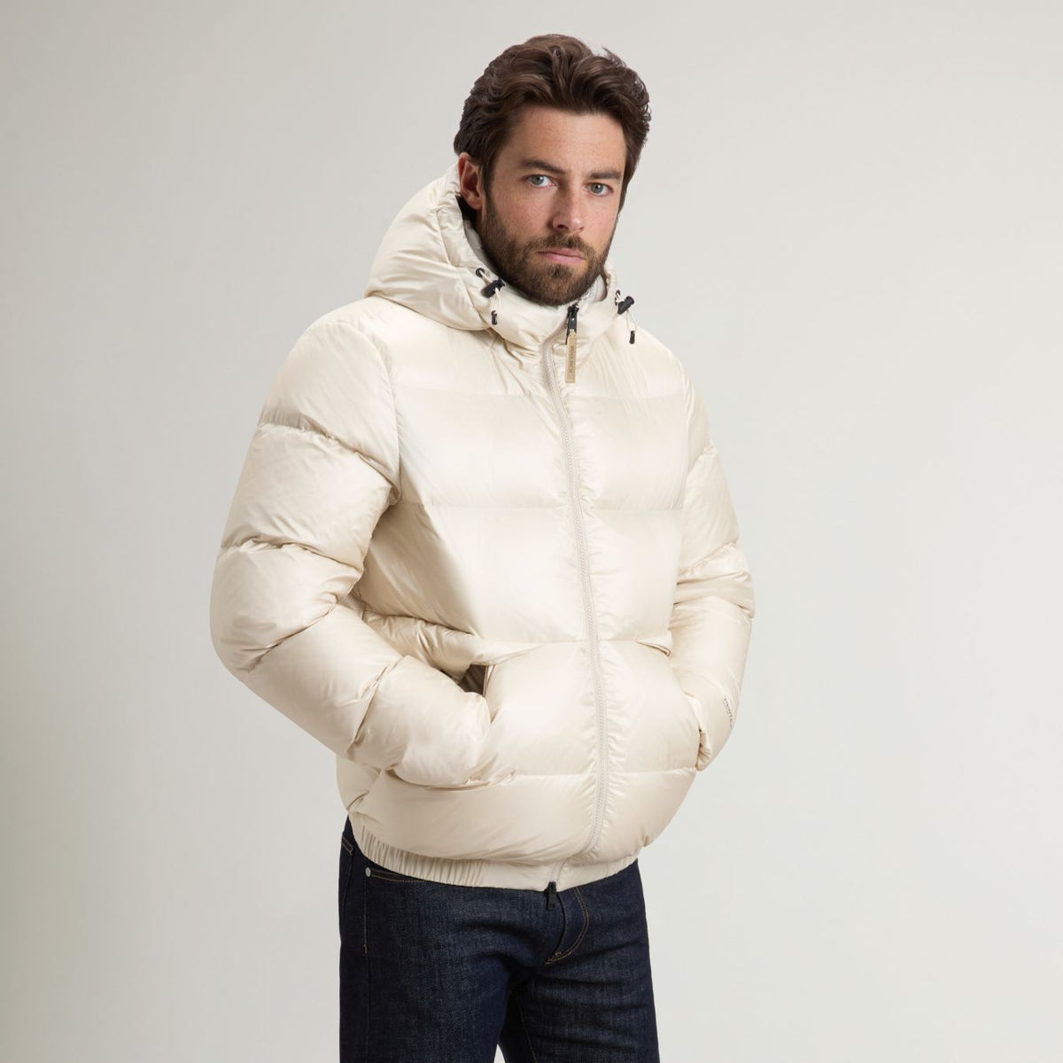 Woolrich Pertex Puffer Beige