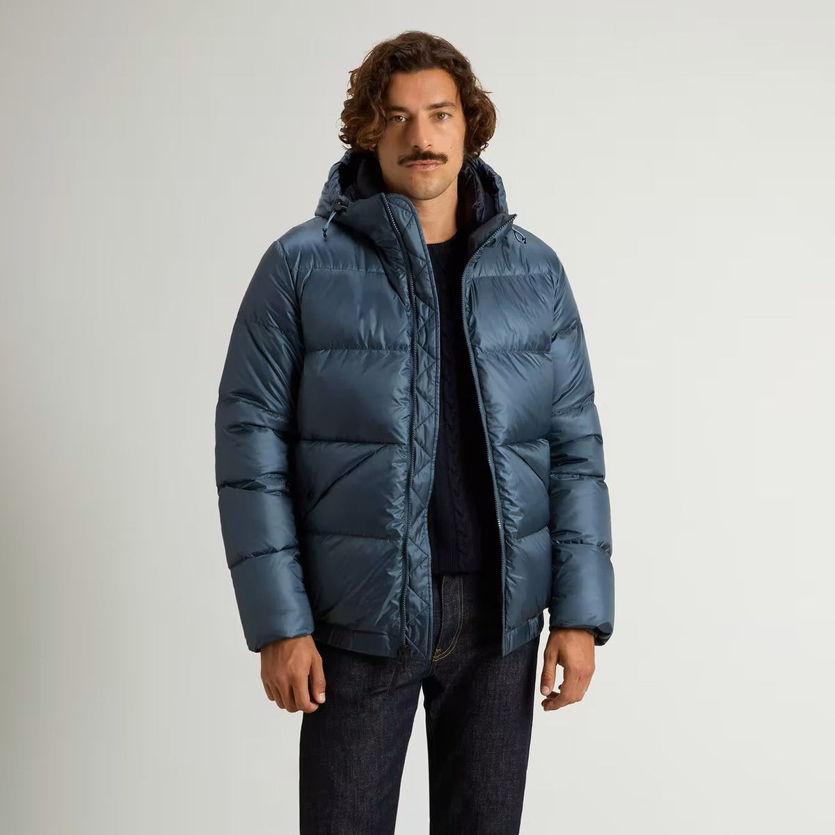 Woolrich Pertex Puffer Blauw
