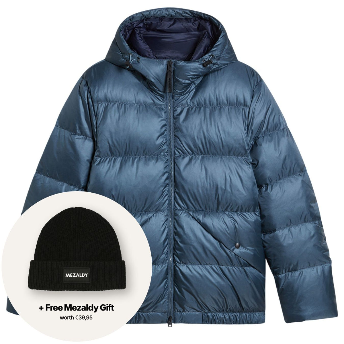 Woolrich Pertex Puffer Blauw