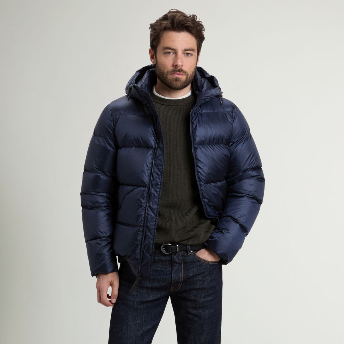 Woolrich Pertex Puffer Navy