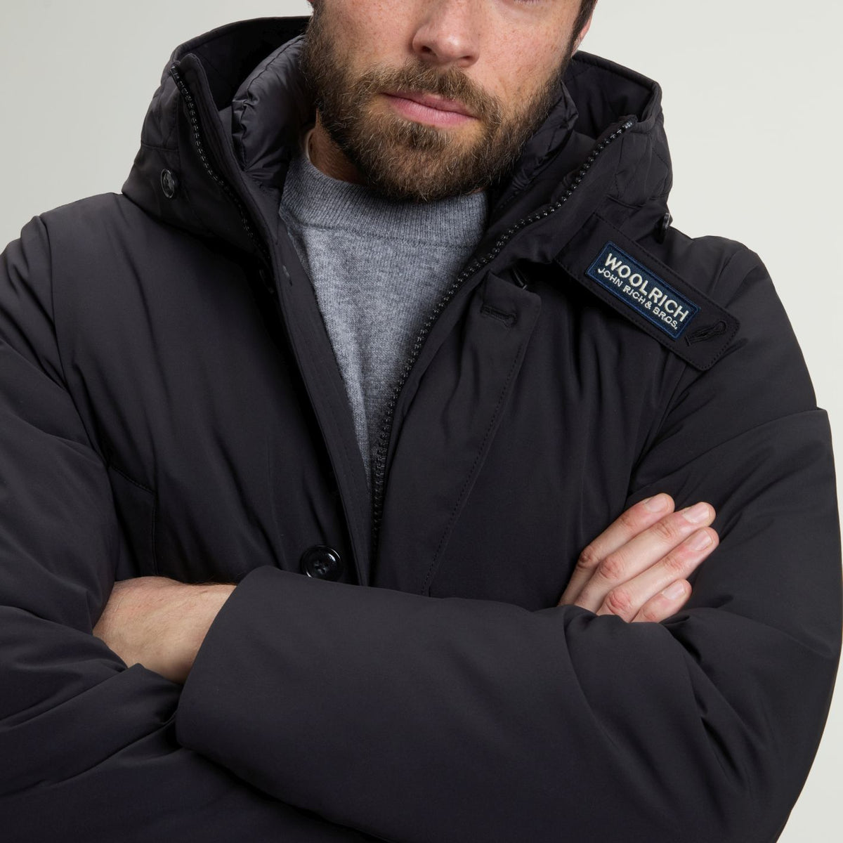 Woolrich Stretch Arctic Parka Zwart