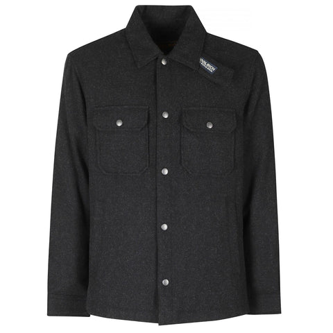 Woolrich Wool Alaskan Overshirt Zwart