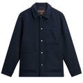 Woolrich Wool Chore Coat Overshirt Navy