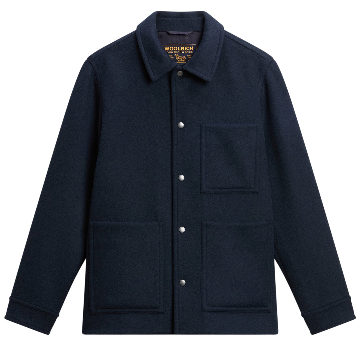 Woolrich Wool Chore Coat Overshirt Navy