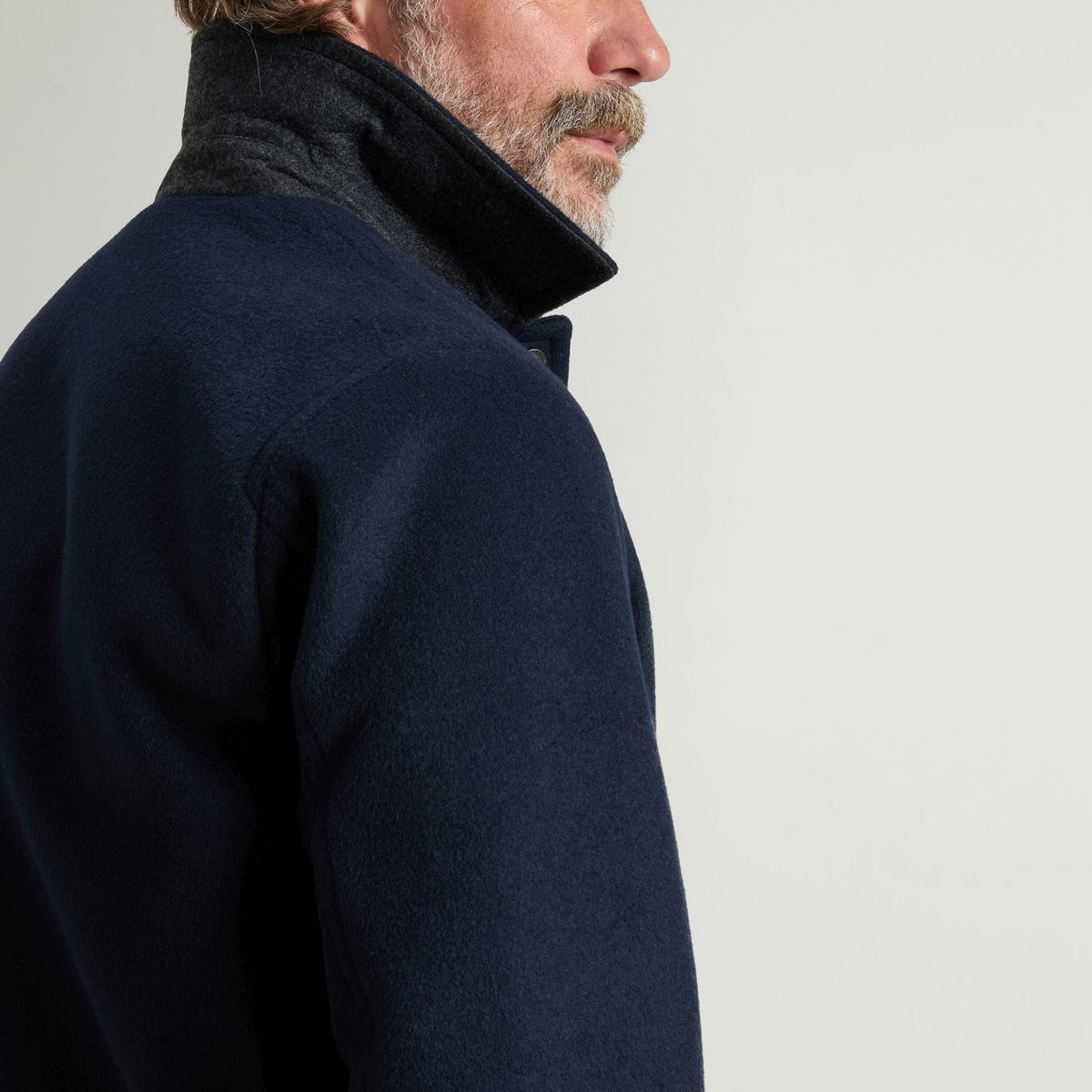Woolrich Wool Chore Coat Overshirt Navy